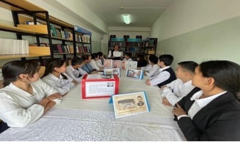 Ахмет Байтұрсыновтың туғанына 150 жыл толуына орай 8-9 сыныптар арасында «Әдебиет танытқыш» кітабын насихаттау,талдау жұмысы